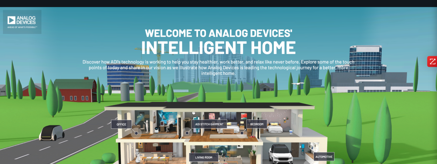 Analog Devices interactive solution storytelling application