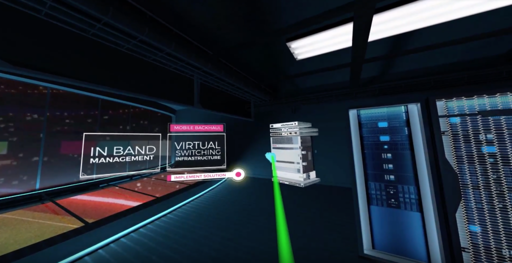 experience a data center in a virtual reality metaverse