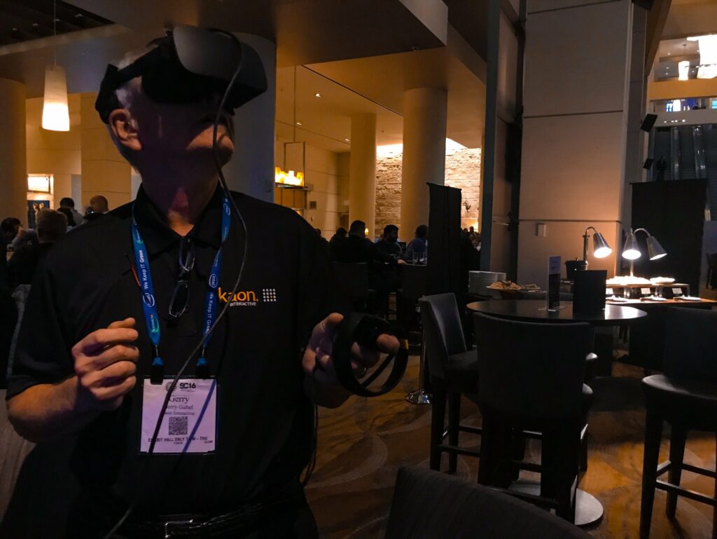 Kaon VR virtual reality trade show demo