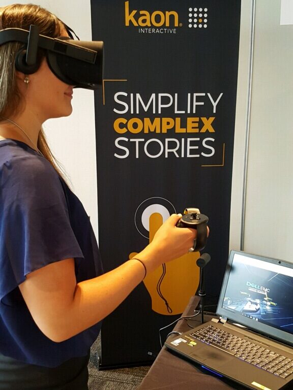 Kaon VR application tells Dell Technologies complex value story through a virtual reality experience