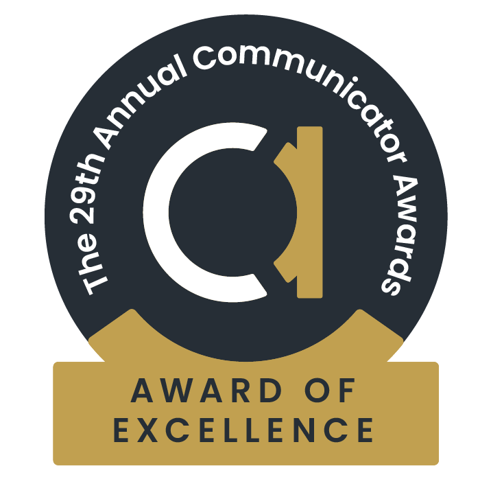 29th Annual Communicator Award of Excellence badge