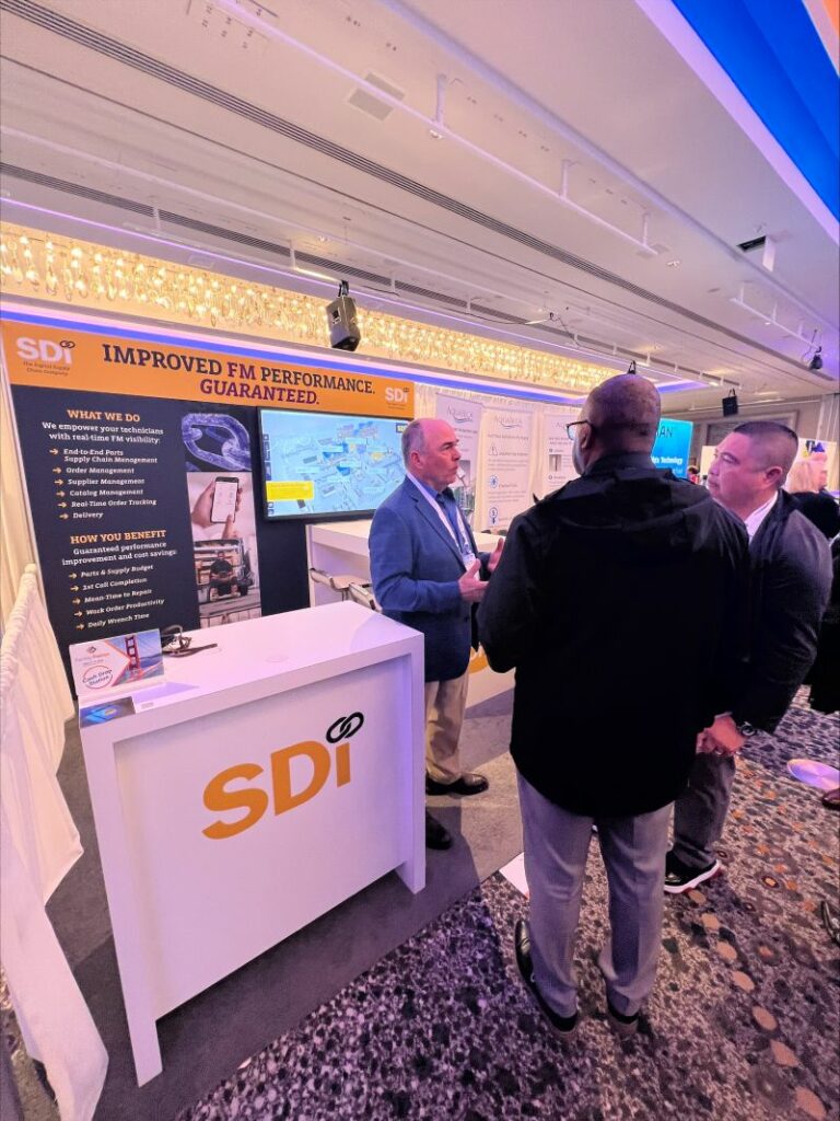 SDI's interactive storytelling application is used in the trade show booth to communicate solution value.