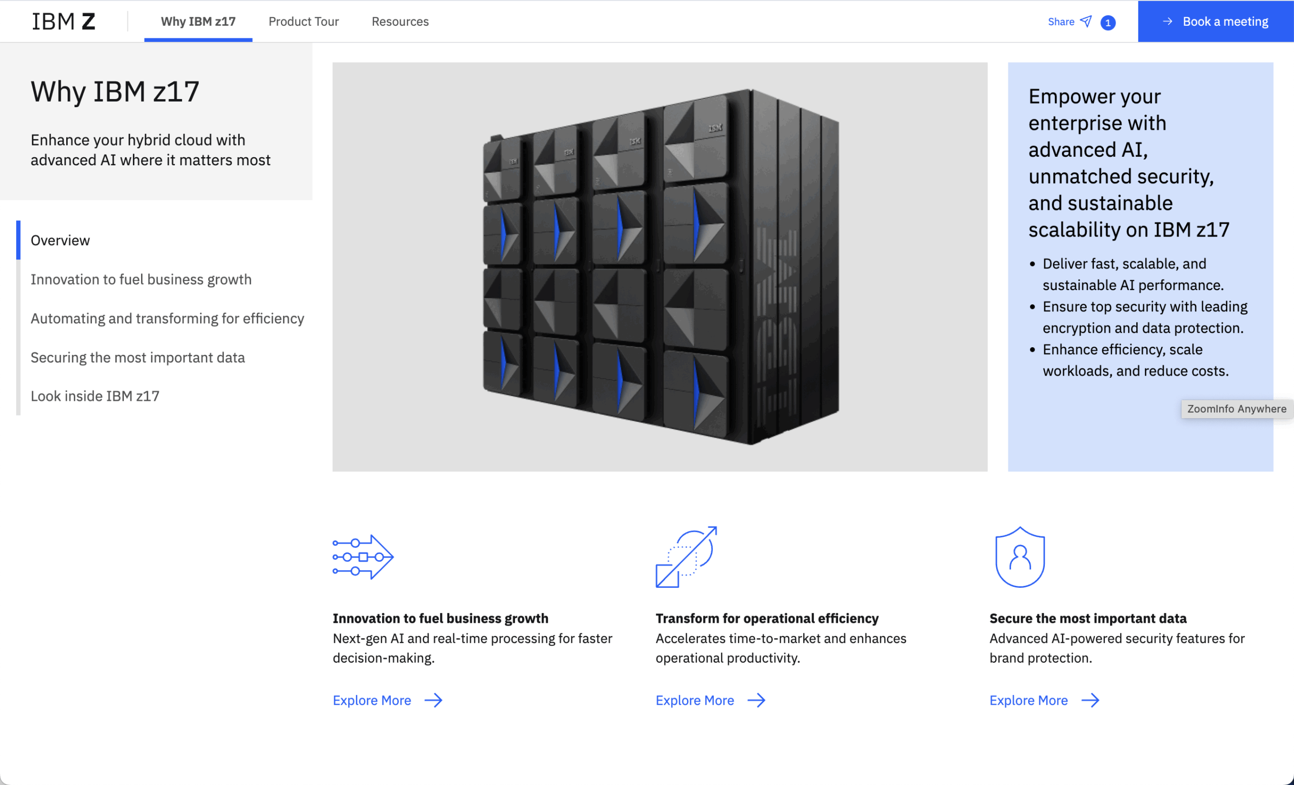 IBM z17 Digital Engagement Tool