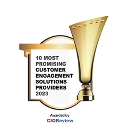 CIO Review Most Promising Customer Engagement Solutions Provider 2023 award