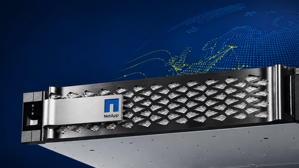 Interactive buyer experience for NetApp that helps enterprise buyers explore data infrastructure, cloud, and storage solutions.
