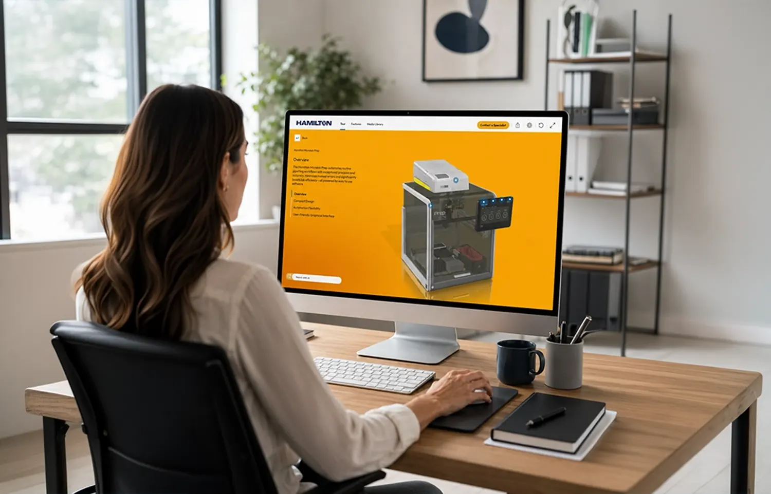 Interactive 3D product experience for B2B websites and digital product launches.